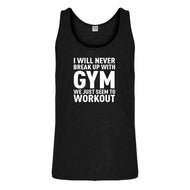 Tank Never Break Up With Gym Mens Jersey Tank Top