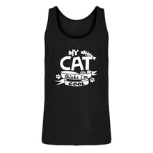 Mens My Cat Thinks I'm Cool Jersey Tank Top