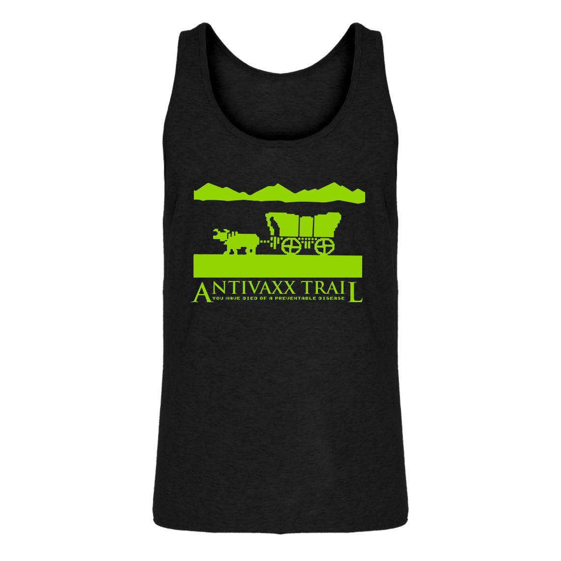 Mens Antivaxx Trail Jersey Tank Top