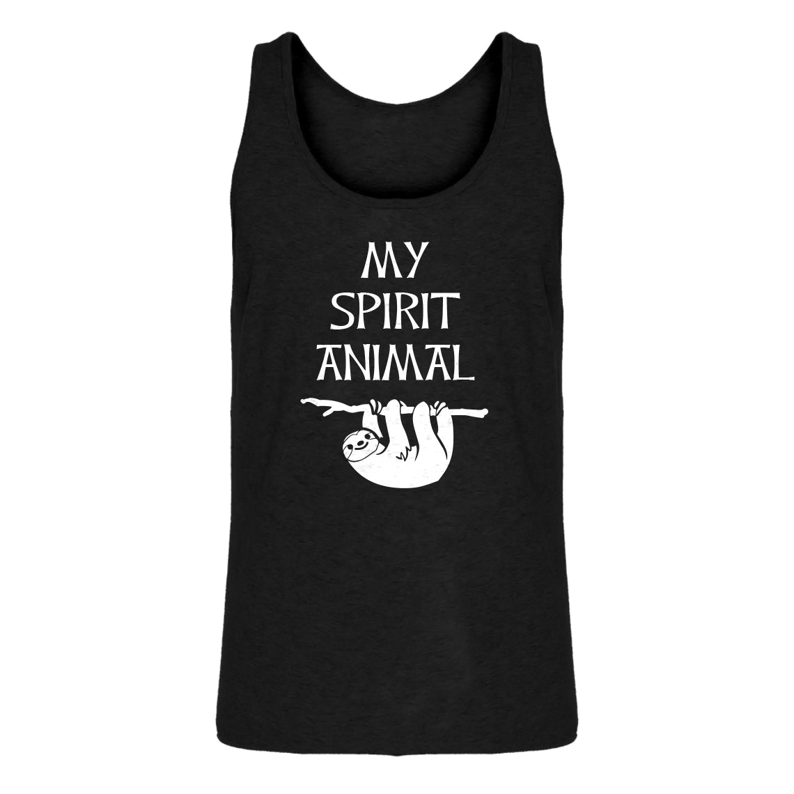 Mens Sloth is my Spirit Animal Jersey Tank Top