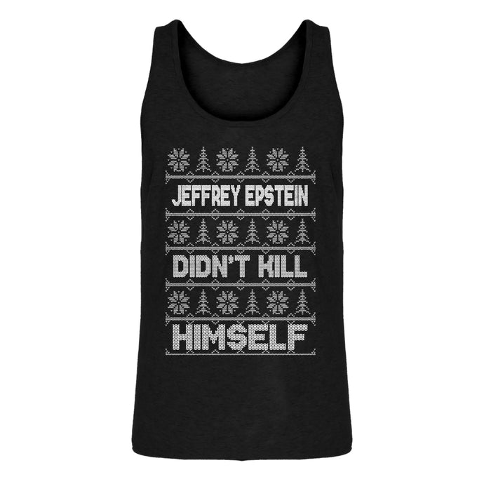 Mens Jeffrey Epstein Ugly Christmas Sweater Jersey Tank Top