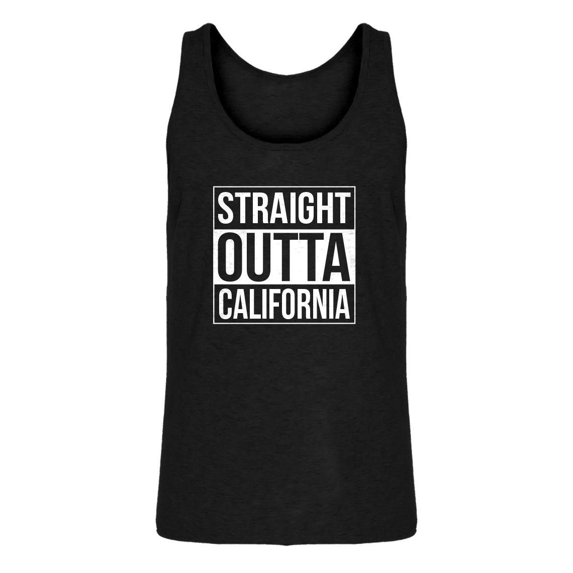 Mens Straight Outta California Jersey Tank Top