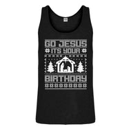 Tank Go Jesus Its Your Birthday Mens Jersey Tank Top