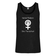 Tank Nevertheless She Persisted Mens Jersey Tank Top