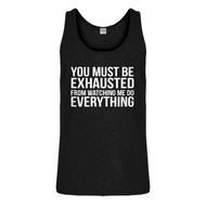 Tank You Must be Exhausted Mens Jersey Tank Top
