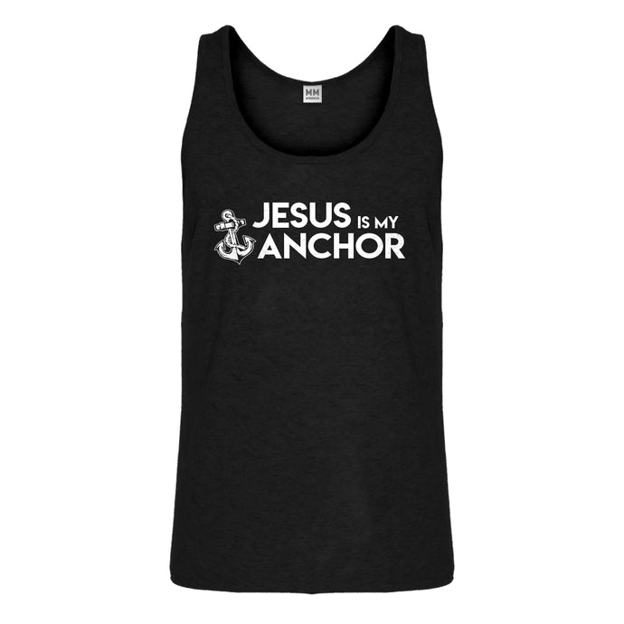 Tank Jesus is My Anchor Mens Jersey Tank Top