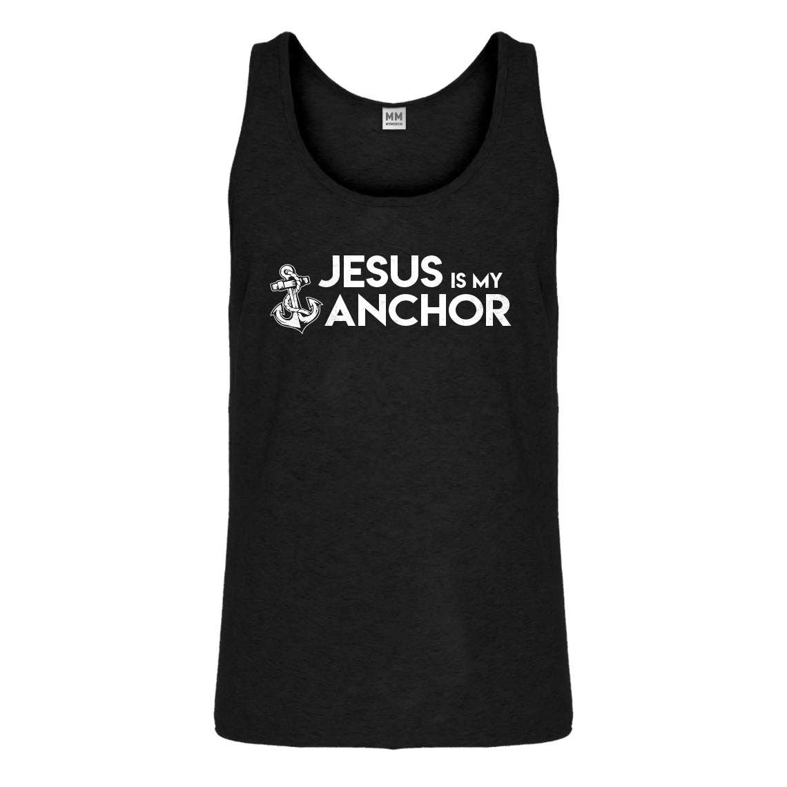Tank Jesus is My Anchor Mens Jersey Tank Top
