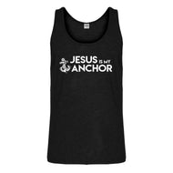 Tank Jesus is My Anchor Mens Jersey Tank Top