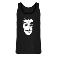 Mens Salvador Dali Face Heist Mask Jersey Tank Top