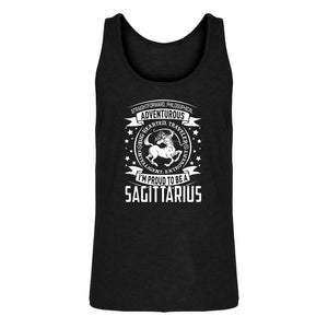 Mens Sagittarius Astrology Zodiac Sign Jersey Tank Top