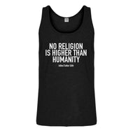 Tank No Religion Higher than Humanity Mens Jersey Tank Top