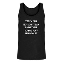 Mens Yes I'm Tall Jersey Tank Top