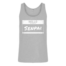 Tank Hello My Name is Senpai Mens Jersey Tank Top