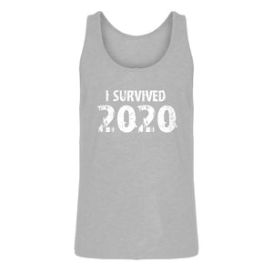 Mens I Survived 2020 Jersey Tank Top