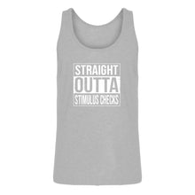 Mens Straight Outta Stimulus Checks Jersey Tank Top