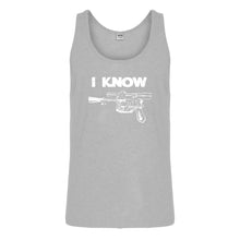 Tank I Know Mens Jersey Tank Top