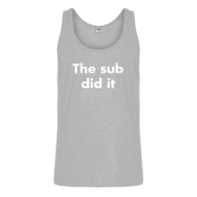 Tank The Sub Did it Mens Jersey Tank Top