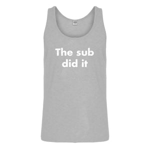 Tank The Sub Did it Mens Jersey Tank Top