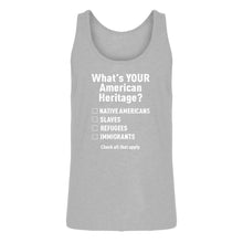 Mens What's Your Heritage? Jersey Tank Top