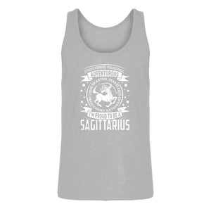 Mens Sagittarius Astrology Zodiac Sign Jersey Tank Top