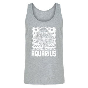 Tank Aquarius Zodiac Astrology Mens Jersey Tank Top