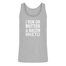 Tank I Run on Butter and Bacon Mens Jersey Tank Top