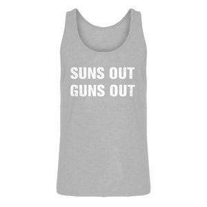 Mens Suns Out Guns Out Jersey Tank Top