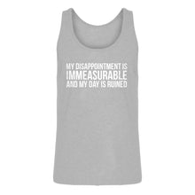 Mens My Disappointment is Immeasurable and my Day is Ruined Jersey Tank Top