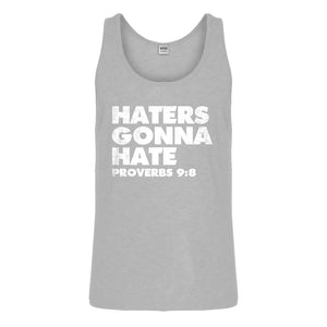 Tank Haters Gonna Hate Proverbs 9:8 Mens Jersey Tank Top