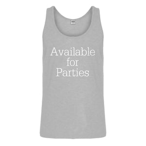 Tank Available for Parties Mens Jersey Tank Top