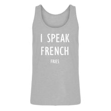 Tank I Speak French Fries Mens Jersey Tank Top