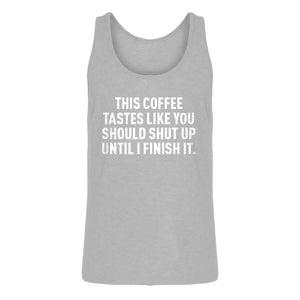 Mens This Coffee Tastes Like Shutup Jersey Tank Top