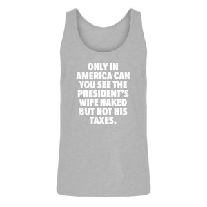 Mens Only in America Jersey Tank Top