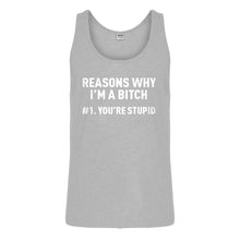 Tank Reasons Why You're Stupid Mens Jersey Tank Top