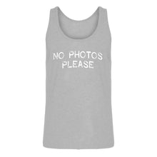 Mens No Photos Please Jersey Tank Top