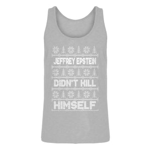 Mens Jeffrey Epstein Ugly Christmas Sweater Jersey Tank Top