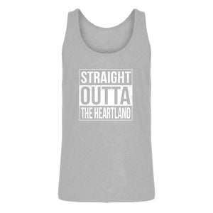 Mens Straight Outta the Heartland Jersey Tank Top