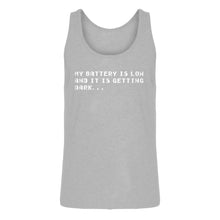 Mens Its Getting Dark Jersey Tank Top