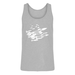 Tank Thoughts and Prayers Mens Jersey Tank Top