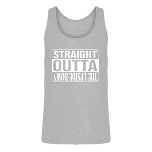Mens Straight Outta the Upside Down Jersey Tank Top