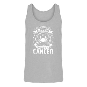 Tank Cancer Astrology Zodiac Sign Mens Jersey Tank Top