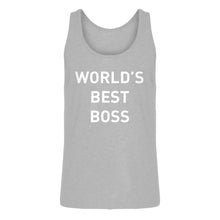 Mens World's Best Boss Jersey Tank Top