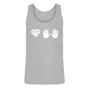 Mens DIAMOND HANDS Jersey Tank Top