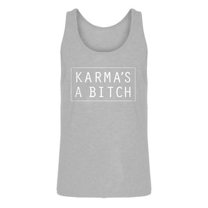 Tank Karma's a Bitch Mens Jersey Tank Top