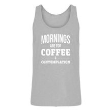 Mens Mornings are for Coffee and Contemplation Jersey Tank Top