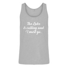 Tank The Lake is Calling and I must Go Mens Jersey Tank Top