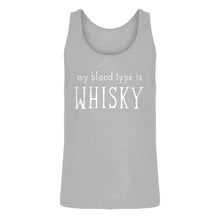 Mens My Blood Type is Whisky Jersey Tank Top