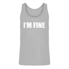 Mens I'm Fine Jersey Tank Top