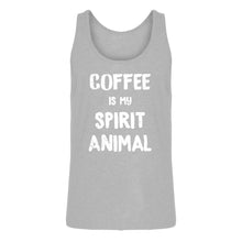 Mens Coffee is my Spirit Animal Jersey Tank Top