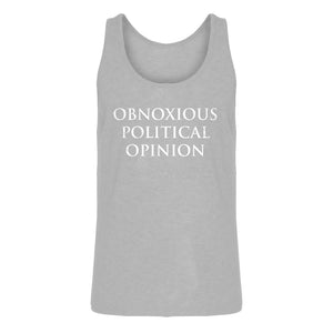 Mens Obnoxious Political Opinion Jersey Tank Top